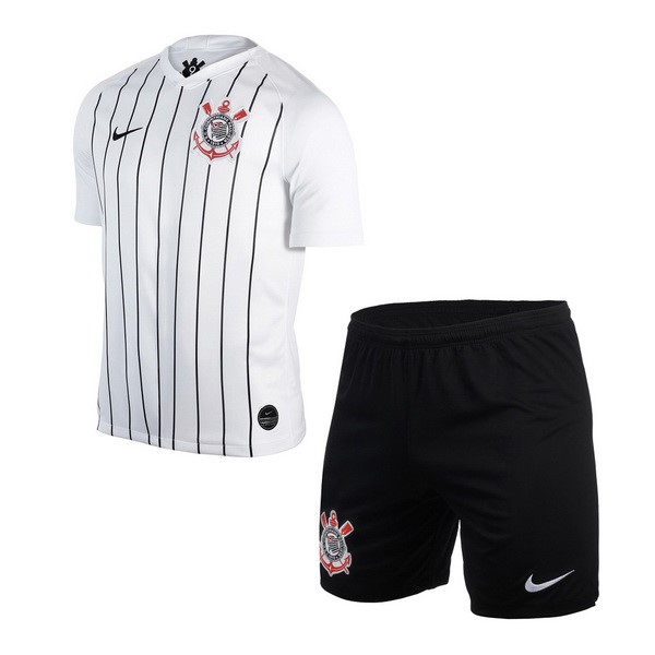 Camisetas Corinthians Paulista Primera equipo Niño 2019-20 Blanco